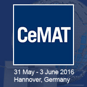 May 31 to June 3, CeMAT 2016, Hannover (DE), Stand 26 G21